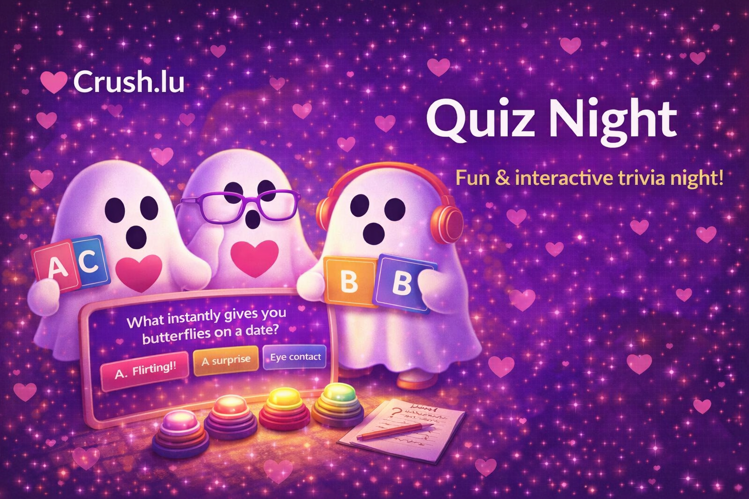 🎯 Quiz Night | Fun, Flirty & Interactive